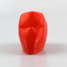 tragbare rote Haube Helm props cosplay 3d print model - Mito3D