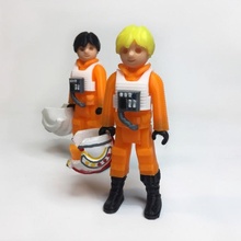 rebel pilot fan art starwars articulated minifigure playaction 3d print model - Mito3D
