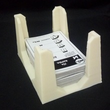 plate forme carte titulaire soutien monopole Jeu jardin 3d print model - Mito3D