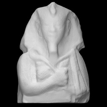 Ushabti Echnaton Scan uralt Ägypten ägyptisch Figur Grab Beerdigung Leben Tod 3d print model - Mito3D