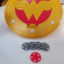 woman shield - disc shooter toys & games toy dc wonderwoman superherogirls 3d print model - Mito3D