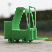 forklift toys & games car fork vehicle lift 3d print model - Mito3D