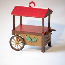 dolce carrello Natale ornamento giardino decorazione 3d print model - Mito3D