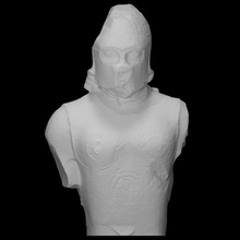 torso warrior scan man 3d print model - Mito3D