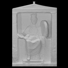 votivo sollievo cybele madre Dio 2 scansione dea mitologia mito 3d print model - Mito3D