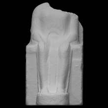 enthroned woman scan 3d print model - Mito3D