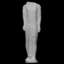 statue robed man scan 3d print model - Mito3D