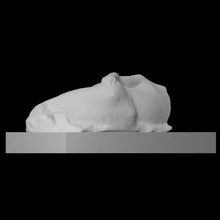 reclining man scan 3d print model - Mito3D