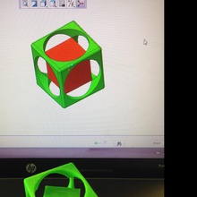 cubo l'istruzione geometria escher 3d print model - Mito3D