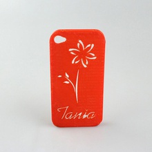 flowers cover gadgets & electronics iphone 3d print model - Mito3D