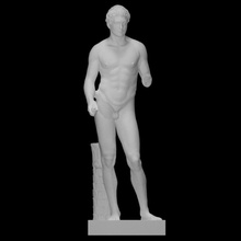 statue victor so-called berlin athlete scan man male 3d print model - Mito3D