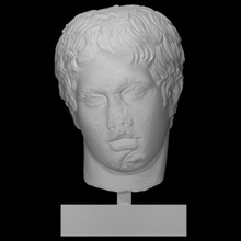 cabeza discophoros policleto argos escanear hombre retrato 3d print model - Mito3D