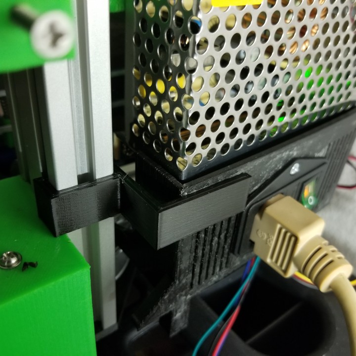 am8 psu cambiar interruptor cubierta carcasa funda acortar construir 3d impresora a8 red 3D print model - Mito3D