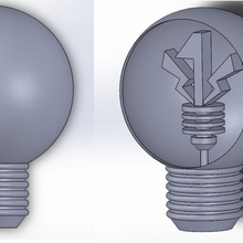 print bulb complete 3d print model - Mito3D