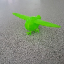 huevo juguetes juegos jet flyingegg 3d print model - Mito3D