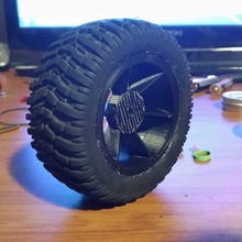 redcat racing short buggy rims toys & games wheels tires redcatracing 3d print model - Mito3D