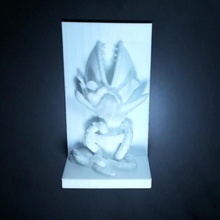 plant-eater book & garden 3d print model - Mito3D