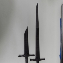 shadow war blades - urfael & acharn props cosplay sword weapon blade lotr swords fullsize brokensword costumechallenge2017 shadowofwar 3d print model - Mito3D