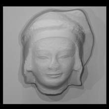 figurative relief so-called columna caelata 2 scan column woman shaft 3d print model - Mito3D
