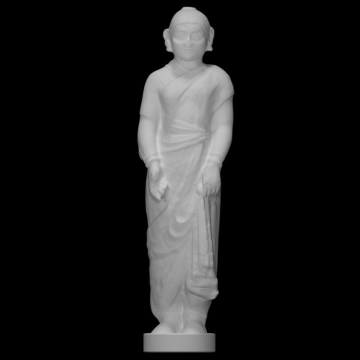 lady scan female woman bronze 3D print model - Mito3D
