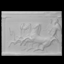 votive relief chariot victory scan 3d print model - Mito3D