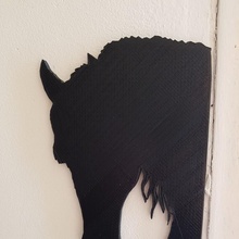 ombra cavallo cane giardino animale Camera letto decorazione Home decor 3d print model - Mito3D