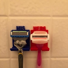 razor holder & garden bathroom functional shower razors razer razorholder 3d print model - Mito3D