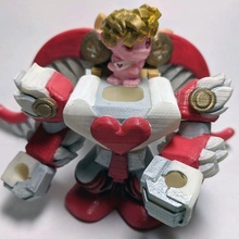 luchador q pid juguetes juegos juego robot juguete Cupido mecha enamorado mech mesa escritorio día San Valentín 3d print model - Mito3D