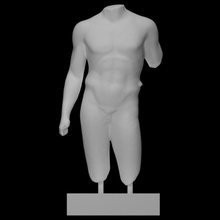 gövde doryphoros Polykleitos Argos taramak adam savaşçı erkek 3d print model - Mito3D
