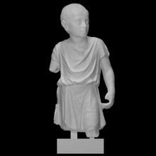 mourning slave boy scan 3d print model - Mito3D