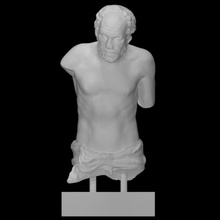 torso fisherman scan man male 3d print model - Mito3D