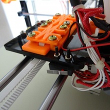 axis belt clamp flsun cube build 3d printer xaxis flsuncube beltclamp 3d print model - Mito3D