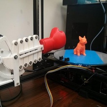 automático impresión eyector puñetazos máquina artilugio electrónica robot 3d print model - Mito3D