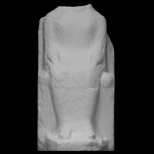 in trono donna scansione femmina offerta votivo 3d print model - Mito3D