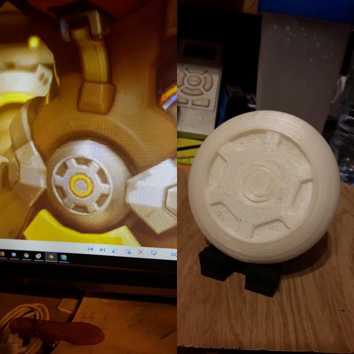 overwatch brigitte - belt disc props & cosplay 3D print model - Mito3D