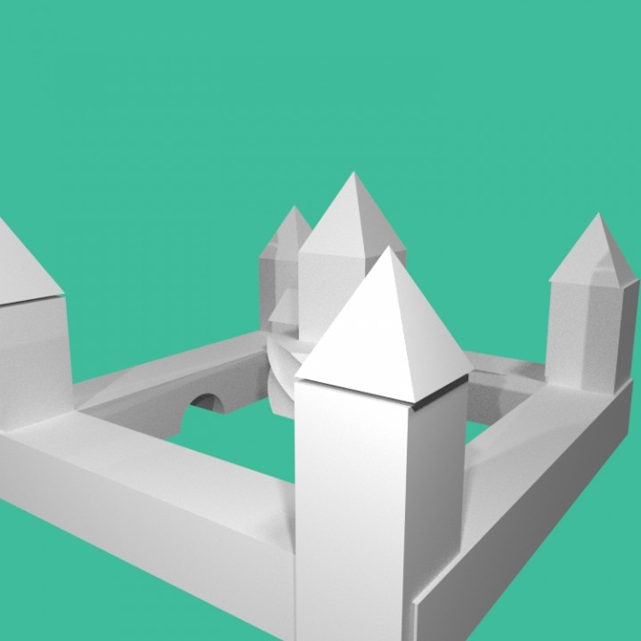 antico tempio tinkercad 3D print model - Mito3D