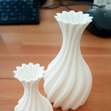 delgado espiral vaso jardim stl hexágono colido GentlemanCrafter johnbloodworth colido3dcompactprinter 3d print model - Mito3D