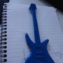 fantaisie guitare jardin rock rouleau 3d print model - Mito3D