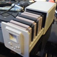 jogos Garoto cartucho armazenamento aparelhos eletrônicos gaveta game Boy GameBoyAdvance carrinho cor gameboy 3d print model - Mito3D