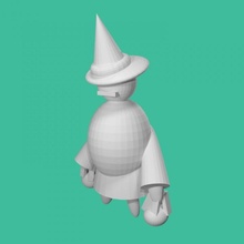 wizard tinkerteamup tinkercad 3d print model - Mito3D