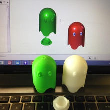 ghost sale pepe shaker pacman giardino 3d print model - Mito3D