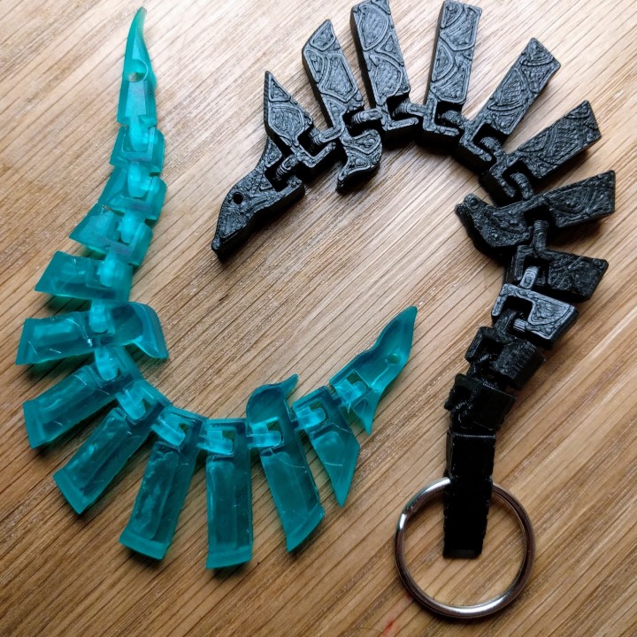 pangolin - keychain fashion & accessories animals keyring 3D print model - Mito3D