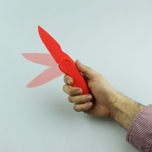 interruptor cuchilla knifevol ii props cosplay juguete cuchillo moviendo mecanismo 3d print model - Mito3D