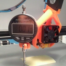 fang dial arm v2 build 3d printer bedlevel cr10 cr-10s tramming dualfang dialarm partfan 3d print model - Mito3D