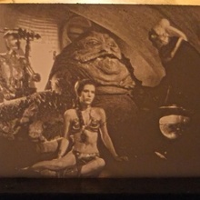 prenses Leia köle faliyet alani sahne taş ocağı hayran Sanat princessleia jabbathehutt Jabba taht odası 3d print model - Mito3D
