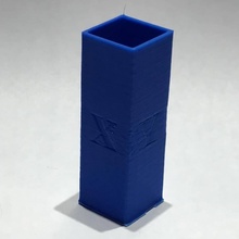20x20x60 prueba torre construir 3d impresora cubo calibración tambalearse testcube zwobble 3d print model - Mito3D