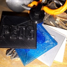 filament sample keychain fashion & accessories 3d print model - Mito3D