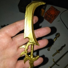 guardabosques espada accesorios cosplay Liga Leyendas Rengarsblade 3d print model - Mito3D