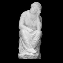 statua paio lutto femmina servitori scansione 3d print model - Mito3D