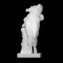 dancing female figure thought portrait praxilla sikyon scan sculpture 3d print model - Mito3D